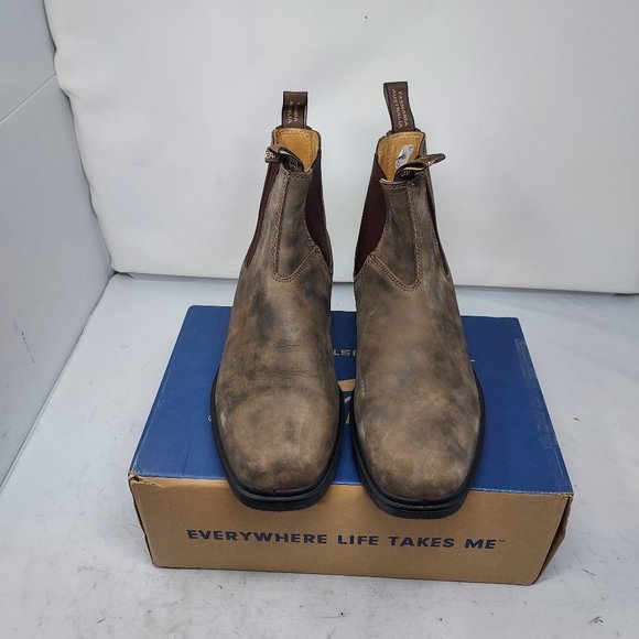 Blundstone MENS Chelsea Rustic Brown Boot - Picture 5 of 8